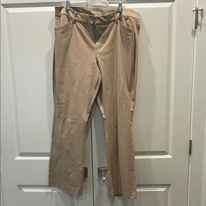 Old Navy Beige High Rise Pixie Flare Trousers size 20